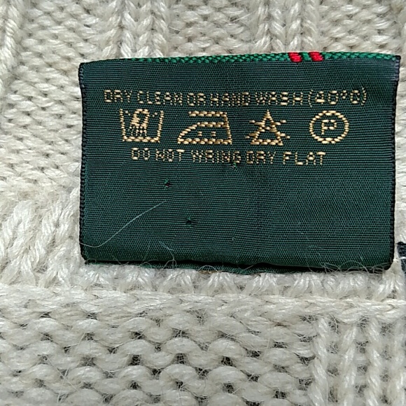 Gaeltarra Ireland Aplaca Wool Cream Ribbed Sweater - Picture 6 of 8